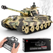Load image into Gallery viewer, BESTYMXY RC Tanks Heng Long German King Tiger Henschel Heavy Tank