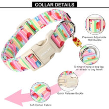 Load image into Gallery viewer, ARING PET Summer Dog Collar-Cute Popsicle Dog Collar for Small Dogs, Adjustable Multicolor Ice Cream Pet Collars Puppy Collar for Small Medium Large Dogs