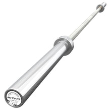 Load image into Gallery viewer, RitFit Elite 7ft Olympic Barbell, Robust 45lb Barbell for Weightlifting and Powerlifting, Superior Olympic Bar with Exceptional 500lbs Load Capacity, Weight Bar for 2” Standard Plates Sliver/White