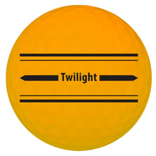 Load image into Gallery viewer, Volvik Vivid Twilight Glow in the Dark Golf Balls (Flashlight Combo Pack, Orange)
