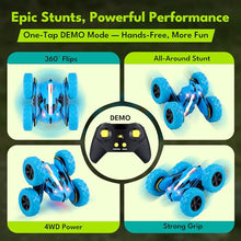 Load image into Gallery viewer, Threeking New Remote Control Car RC Flip Stunt Double Sided Driving Cars