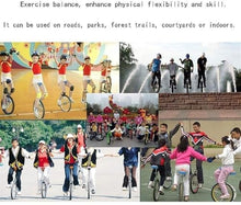 Load image into Gallery viewer, Single Wheel Unicycles Luxury Unicycle for Adult Kids, 16/18/20/24 Inch Unicycle, Single Wheel Balance Bike, Adjustable Height (Blue,24 inch)
