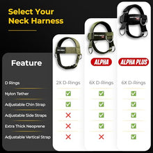 Load image into Gallery viewer, Iron Neck Neck Trainer, Exerciser, & Strengthener with Adjustable Head and Chin Strap - Portable Head Harness for Weight Lifting, Home, & Gym Use - Exercise & Workout Equipment (Alpha, Green)