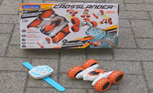 Load image into Gallery viewer, LEXiBOOK- Crosslander Luminous Terrain Car, Wrist Remote, Rechargeable, Electronic Action Kit, White/Orange, Color