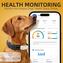 Load image into Gallery viewer, DBDD Dog GPS Tracker, AI Tracker Collar with Virtual Fence & Health Monitoring - Real Time Location Tracker for Escape Artists, Electronic Fence Collar for Medium to Large Dogs, iOS and Android