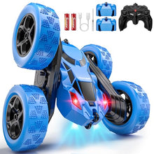 Load image into Gallery viewer, Hamdol Remote Control Stunt Car for Kids, 360° Spinning Double-Sided RC Toy with Headlights