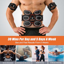 Load image into Gallery viewer, BLASET ABS Muscle Stimulator, Ab Toning Trainer Fitness Belt, Workout Equipment for Abdomen, Arms and Thighs