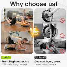 Load image into Gallery viewer, Upgrade Ab Roller Wheel Detachable Abdominal Wheel With 360° for Core Workout