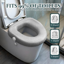 Load image into Gallery viewer, ZXMOBY Comfort Toilet Seat Riser, Ergonomic Slope Design for Easier Sit-to-Stand, No-Tool Portable Aid for Seniors, Post-Surgery, Bariatric, Fits Standard/Elongated Toilets, with Cleaning Tablets