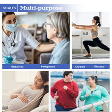 Load image into Gallery viewer, Tetuga Medical Scale - Heavy Duty 440 lb High Capacity Wrestling Scale for Body Weight with Easy to Read LCD Display Physician Scale, Professional Medical Grade Scale for Doctor Home Gym Office