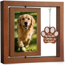 Load image into Gallery viewer, Ricalin Dog Memorial Gifts for Loss of Dog, Rotating Wooden Picture Frame