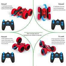 Load image into Gallery viewer, Hamdol RC Stunt Car for Kids Ages 6–12, 360° Rotating Remote Control Car with LED Lights