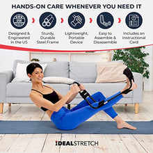 Load image into Gallery viewer, IdealStretch - Original Patented – Hamstring Stretcher, Lower Back Stretcher, Hip Stretcher, & Calf Stretcher - Pain Relief & Leg Stretcher