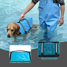 Load image into Gallery viewer, Doglay Dog Life Jacket with Rescue Handle, Dog Life Vest for Swimming Boating, Adjustable Reflective Puppy Swim Vest with Superior Buoyancy for Small Medium Large Dogs