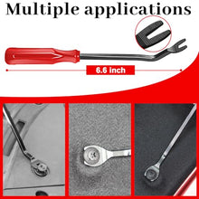 Load image into Gallery viewer, DOAHO 17Pcs Mechanic Hook and Pick Tool Set & Car Trim Removal Kit with Fastener Clip Pliers,Rivet Puller,Magnetic Pickup,Gasket Scraper,Non-Scratch Plastic Pry Tools for Automotive Repair-Red