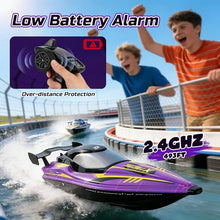 Load image into Gallery viewer, DEERC 17” Large High-Speed RC Jet Boat, Self-Righting Remote Control Boat
