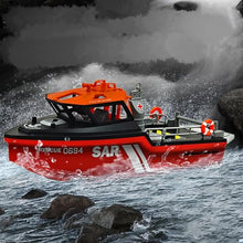 Load image into Gallery viewer, Ssccgym RC Jet Boat Remote Control Boat Port Tugboat Watercraft 8km/h 1/12 Scale -Black