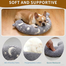Load image into Gallery viewer, NYXZCMKP Dog Calming Pillow, Glow in The Dark Dog Neck Pillow for Better Sleep, Reduces Anxiety Pillow Pet, Soft Washable Cats Dogs Bed Pillow Gift (Dinosaur-Shaped, Medium)