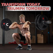Load image into Gallery viewer, Fitvids 2 Inch Olympic Barbell Weight Plates and Bar Set, 5 FT Barbell Bar and 95 LB(2.5-25 LB)