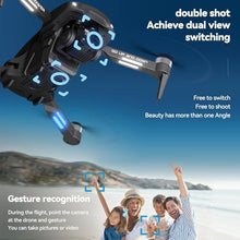 Load image into Gallery viewer, Camera Drone, TODAMU Brushless Quadcopter for Adults & Beginners, Obstacle Avoidance Drone with Stable Hovering, Mini Drone with Dual Batteries, Fun Drones with Camera and Beginner-Friendly Controls, One Key Take Off/Land, Gestures Selfie, Foldable Design