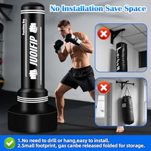 Load image into Gallery viewer, Freestanding Punching Bag with Stand, Men Standing Kickboxing Bag, Heavy Boxing for Adult Teens, Suitable for MMA Dummy Karate Home Gym Training Equipment (Excludes Gloves and Pumps)
