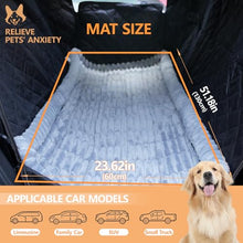 Load image into Gallery viewer, CoSofSLIP Dog Car Seat Cover 2 Piece Seat Waterproof Hammock and Light Grey Cover,Scratch Proof Nonslip Back Seat Pet Bed Mat for Travel Durable Soft Back Seat Covers for Cars Trucks and SUVs