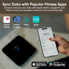 Load image into Gallery viewer, Wyze Smart Scale Ultra Smart Scale with 4.3" Color Display - Digital Scale for Body Weight BMI Muscle Mass, Heart Rate Monitor, Wi-Fi & Bluetooth Weight Scale with Baby/Pet/Luggage Mode, 400lbs, Black