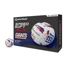 Load image into Gallery viewer, TaylorMade Golf SpeedSoft NFL Ink Golf Balls, New York Giants, 1 Dozen