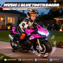Load image into Gallery viewer, Eletric Ride on Motorcycle for Boys 3-6, Brushless Motor,Kids Electirc Bikes,Aprilia Licensed