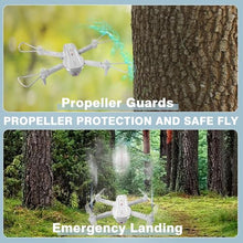 Load image into Gallery viewer, Mini Drone for Kids,Drones with Camera for Adults,Kids Drone with Gesture Control, One Key Start/Land, 3D Flips, Waypoints Fly, Headless Mode, 1080P HD FPV Foldable RC Quadcopter Toys Gifts for Boys