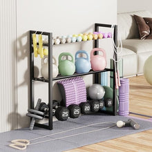 Load image into Gallery viewer, 3 Tier Dumbbell Rack, Weight Rack for Home Gym, 390 lb Capacity