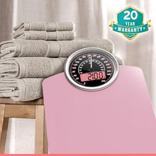 Load image into Gallery viewer, Thick Tempered Glass - Extra Large Display - Easy to Read Digital Bathroom Scale - New - Pink
