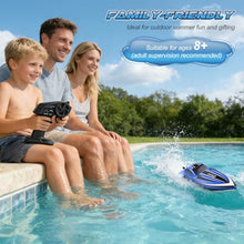 Load image into Gallery viewer, RC Boat for Kids with LED Lights, 35 KPH Remote Control Boat, 2.4Ghz Electric Fast Speed Boat for Adults