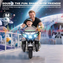 Load image into Gallery viewer, Ride-On Motorbike with 3 Wheels, Bluetooth, USB, LED Light & Storage Box