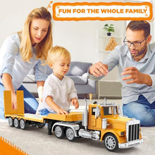 Load image into Gallery viewer, KIDMARKT 39.6" Giant RC Semi-Trailer Truck for Kids | 16-Channel Remote Control Transport Truck with Lights & Sounds