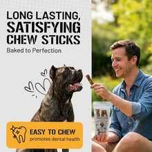 Load image into Gallery viewer, Dog Chits Braided Bully Sticks for Dogs & Puppies - 100% Beef Pizzle, High Protein, Low Fat Dog Chew Sticks - Baked, Low-Odor – Long-Lasting, Keep Dogs Engaged & Happy - Made in USA - 12inch, 3Pack