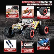 Load image into Gallery viewer, WIAORCHI 1:18 Scale 40+km/h High Speed Remote Control Car, 4x4 Waterproof Off Road RC Cars