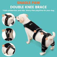 Load image into Gallery viewer, Snagle Paw Dog Knee Braces for Back Legs, ACL/CCL Support, XL