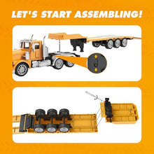 Load image into Gallery viewer, KIDMARKT 39.6" Giant RC Semi-Trailer Truck for Kids | 16-Channel Remote Control Transport Truck with Lights & Sounds