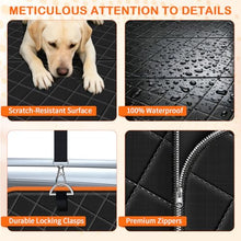 Load image into Gallery viewer, TNELTUEB Dog Car Seat Cover with Bed Mat, Back Seat Extender for Dogs (Black)