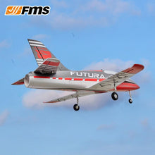 Load image into Gallery viewer, FMS Rc Jets Futura 64MM EDF Sport Jet RED RC Airplanes for Adults for Trainers EDF for Beginners