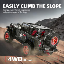 Load image into Gallery viewer, Black Warrior Building Kits, 1/8 Scale Pickup Truck Car with Remote Control Lights