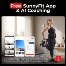 Load image into Gallery viewer, Sunny Health & Fitness Full Body Stretch Machine for Home, Back Stretcher & Flexibility Trainer with Pivoting Seat, Foam Rollers, Safety Straps & SunnyFit App - SF-BH621802