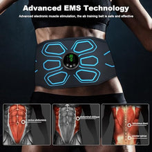 Load image into Gallery viewer, Gnisang FDA Cleared - MHD TENS Muscle Stimulator Electronic Abs Muscle Toner Ab Machine Trainer for Abdomen Easy Abs Muscle Stimulation and Activation, Home Gym Use Black1