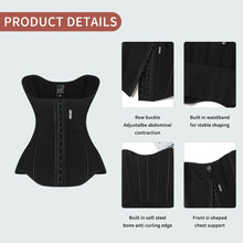 Load image into Gallery viewer, MISTHIN Waist Cincher Trimmer Belt Girdle Workout Shapewear for Women (Black, X-Small)