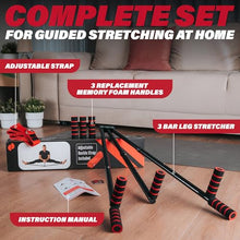 Load image into Gallery viewer, Split Machine for Flexibility with Trainer APP – Adjustable 3 Bar Leg Stretcher to Boosts Range of Motion, Leg and Groin Flexibility with Split Stretcher Machine Timer, for Martial Arts, MMA, Yoga