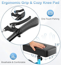 Load image into Gallery viewer, HOMLAND Knee Scooter Walker for Adults for Foot Injuries, 8'' Rubber Wheel