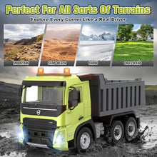 Load image into Gallery viewer, DOUBLE E Volvo FMX 1:20 RC Dump Truck - 2.4GHz Anti-Interference Remote Control Construction Toy for Adults