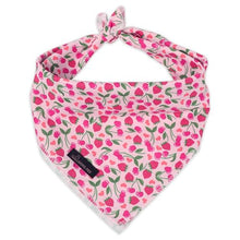 Load image into Gallery viewer, ARING PET Girl Dog Bandanas, Cute Summer Strawbery Cherry Pet Bandana Scarf Triangle Bib for Small Medium Large Female Dogs Cats, Puppy Kerchief for Daily Wear Walks Party Photos-S