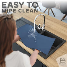 Load image into Gallery viewer, Dog Food Mat - 24x15 Raised Edges Dogs Mat for Food and Water Prevent Spill, Waterproof Cat Food Mats Protect Floors, Easy Clean Dog Bowl Mats for Food and Water, Silicone Pet Feeding Placemats